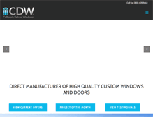 Tablet Screenshot of cdwindows.com